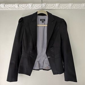 BEBE Women’s Formal Office Blazer Jacket Lined Black Size 4